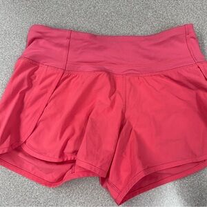 LULULEMON - Lululemon Athletica Coral Athletic Shorts